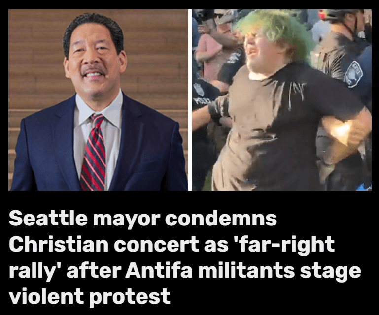 Seattle Mayor Bruce Harrell's Hatred Toward Thee - Not To Me