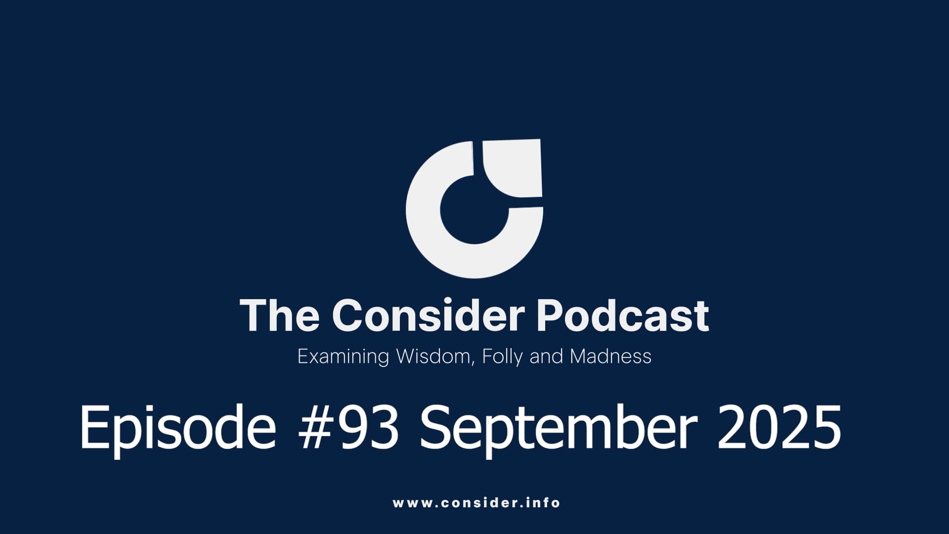 #93 September 1 2025 : Transcript