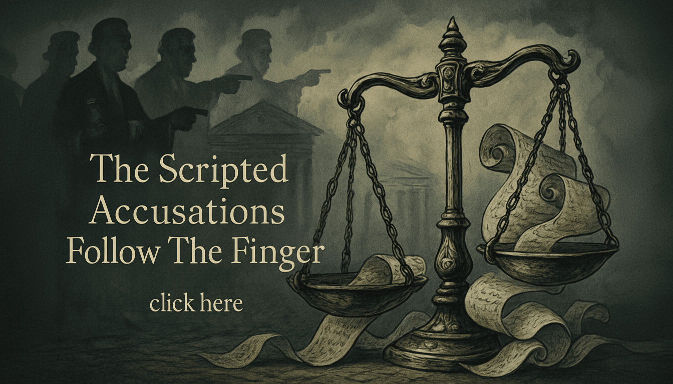 Sample Scripted Accusation by Prosecutors and Police