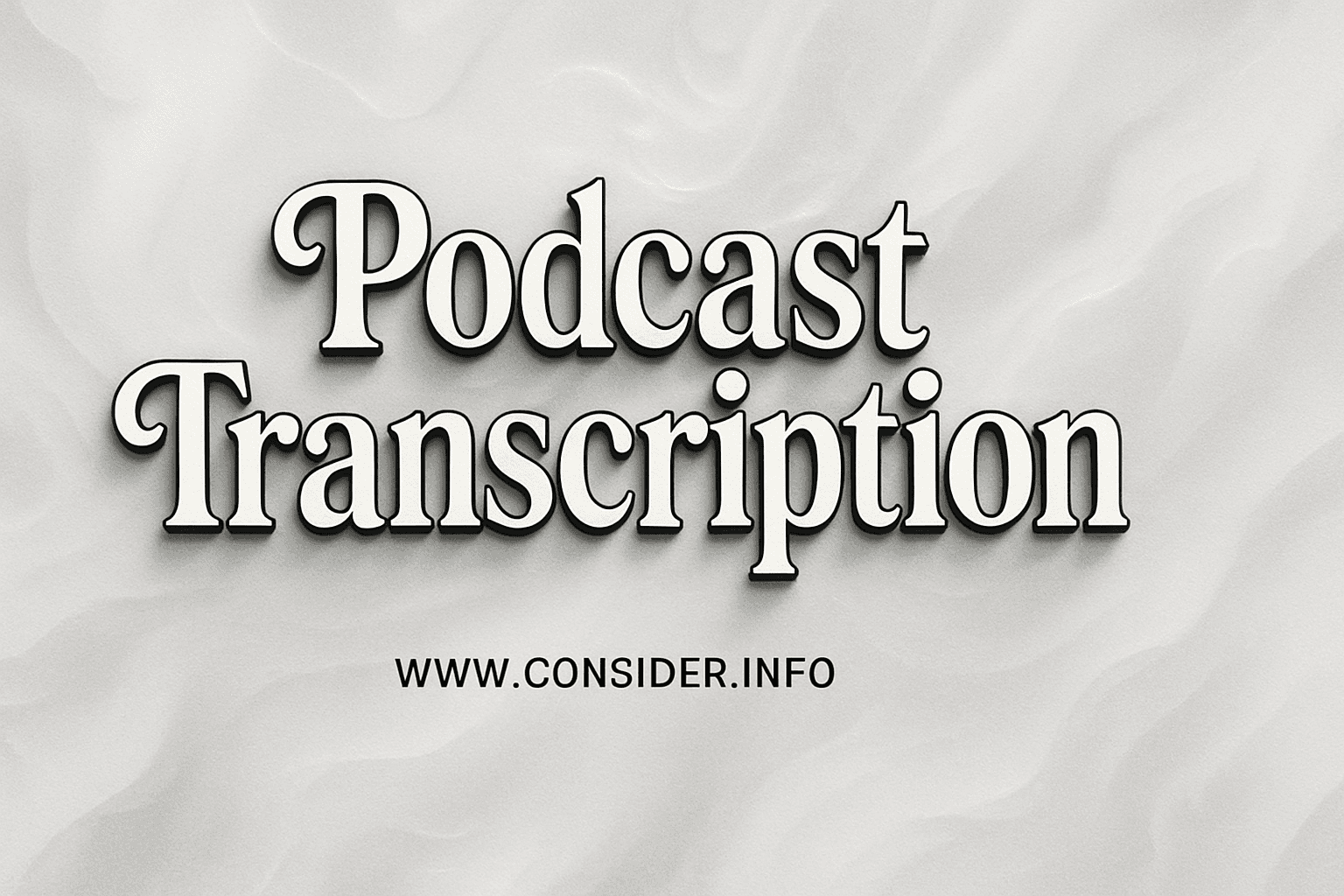 Transcript: Podcast #97