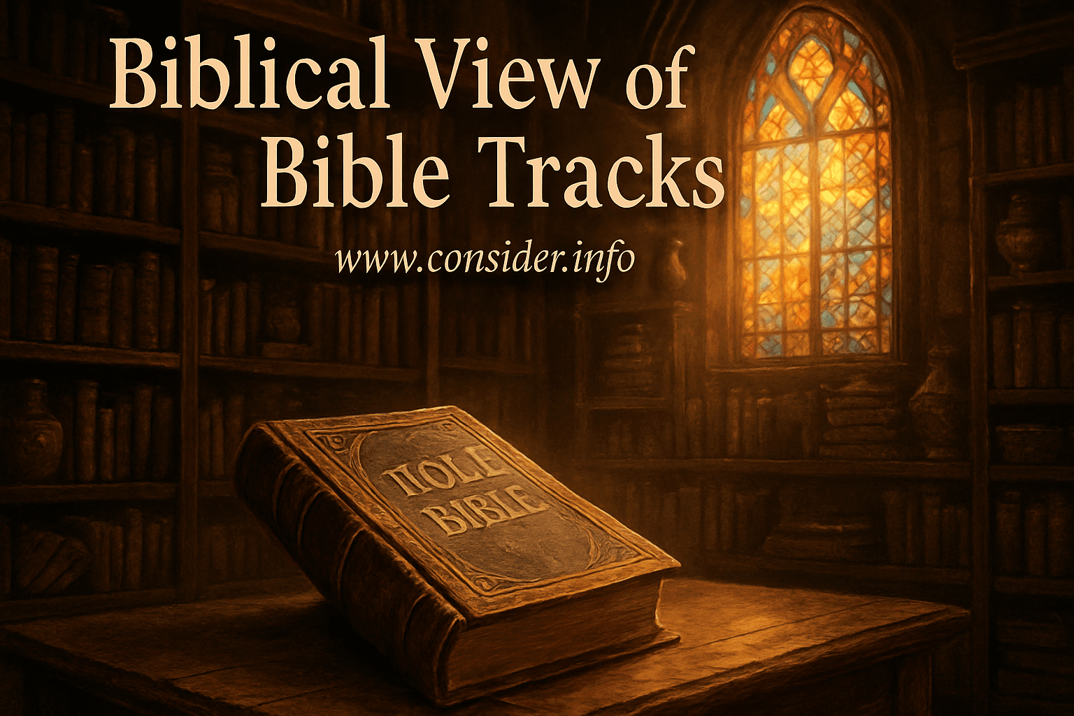 Biblical View of the Bible, Tracts