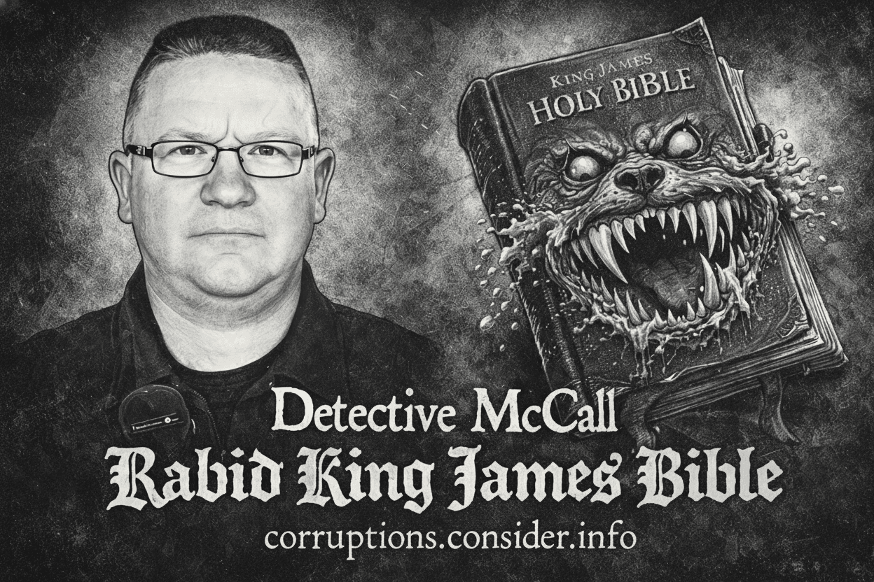 Rabid Detective McCall King James Bible Only