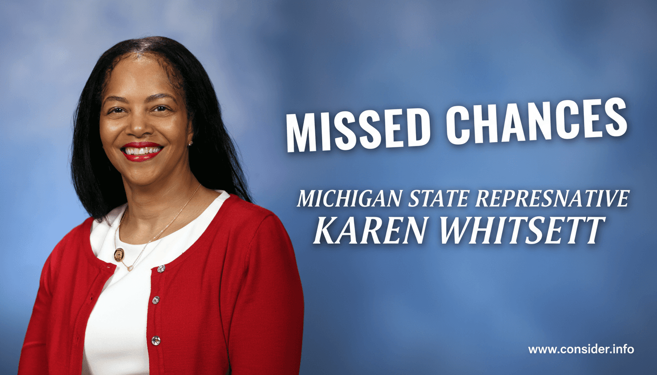 Michigan State Representative Karen Whitsett 