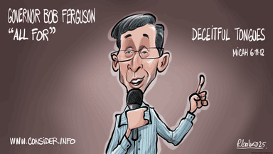 Governor Bob Ferguson and Charlie Kirk, kinda, sorta