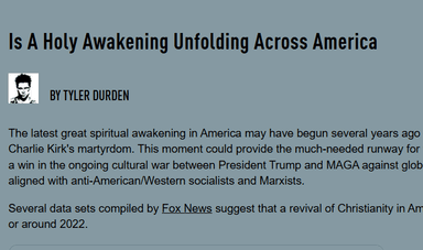 Holy? Revival - think again.