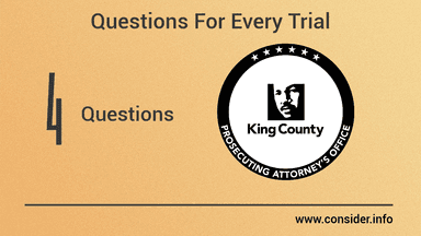 Defense Questions For Every Trial, Washington State, King County Corruption