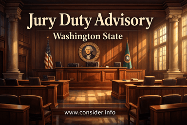Jury Duty Advisory Washington State
