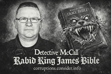 Rabid Detective McCall King James Bible Only