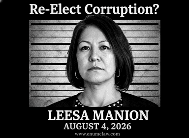 Re-Elect Corruption? Leesa Manion August 4, 2026